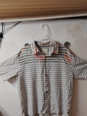Mens Short Sleeve Button Down